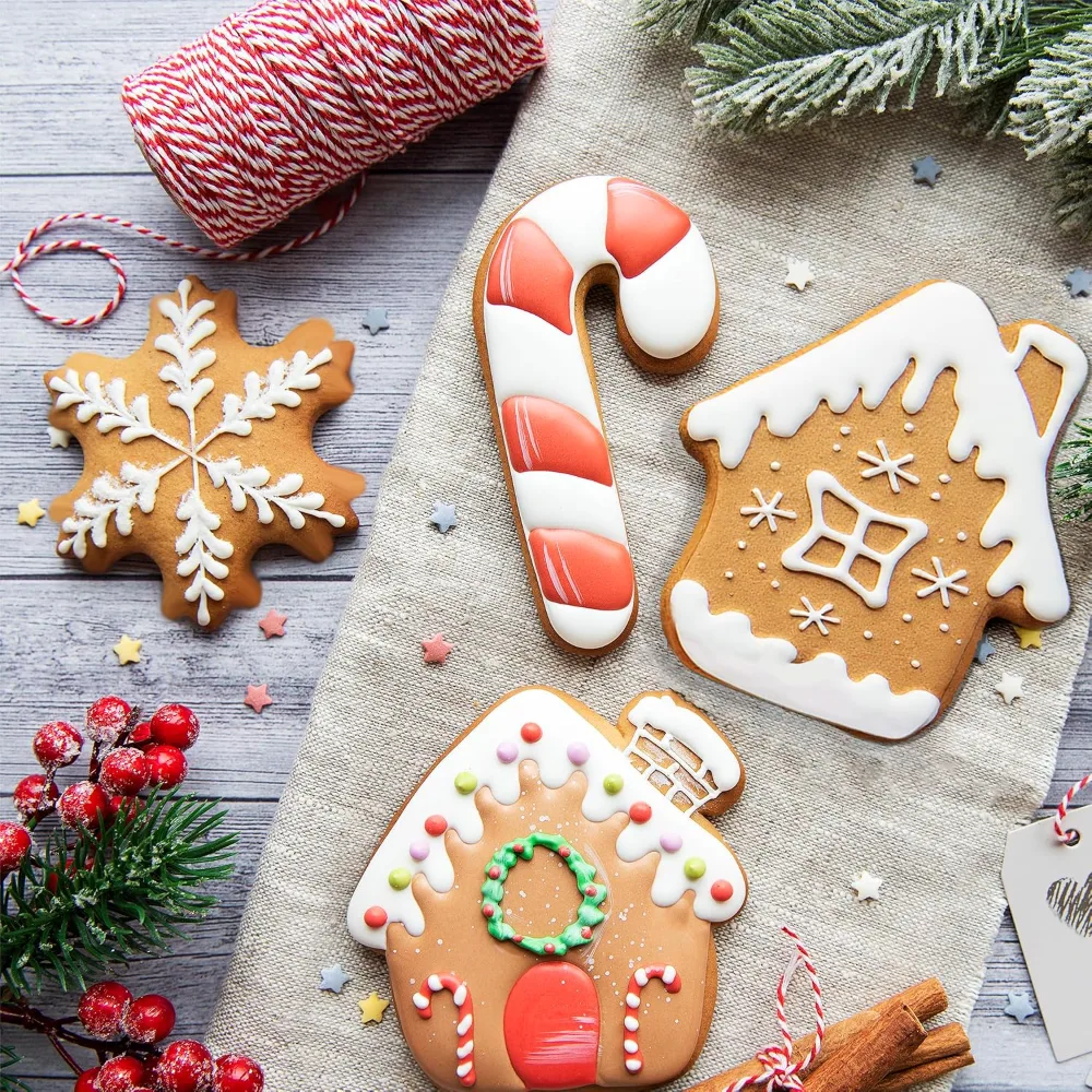 Christmas Cookie Cutters 9 PCS Christmas Party Favors, view 5