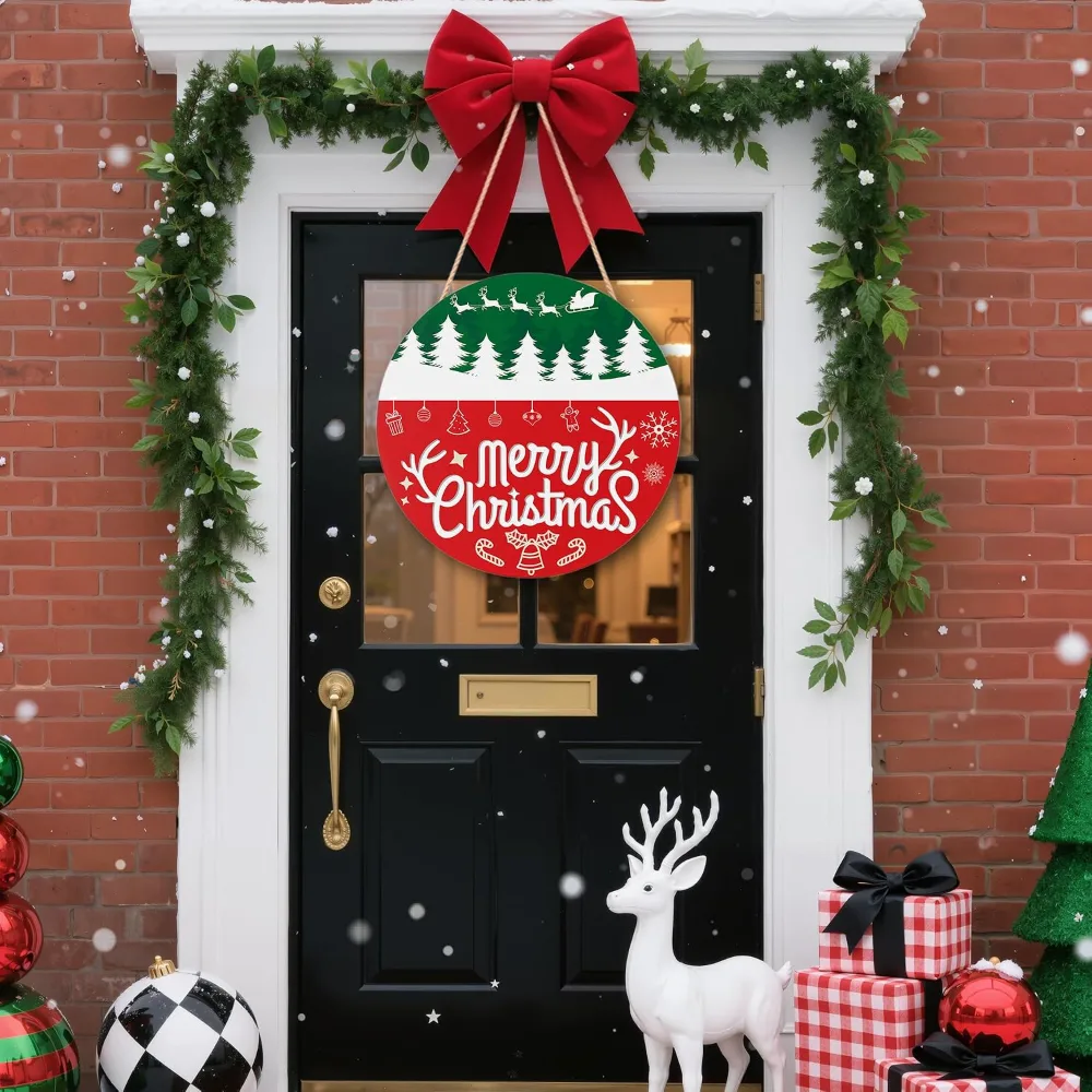 Christmas Decorations Outdoor Christmas Wreaths for Front Door, view 5