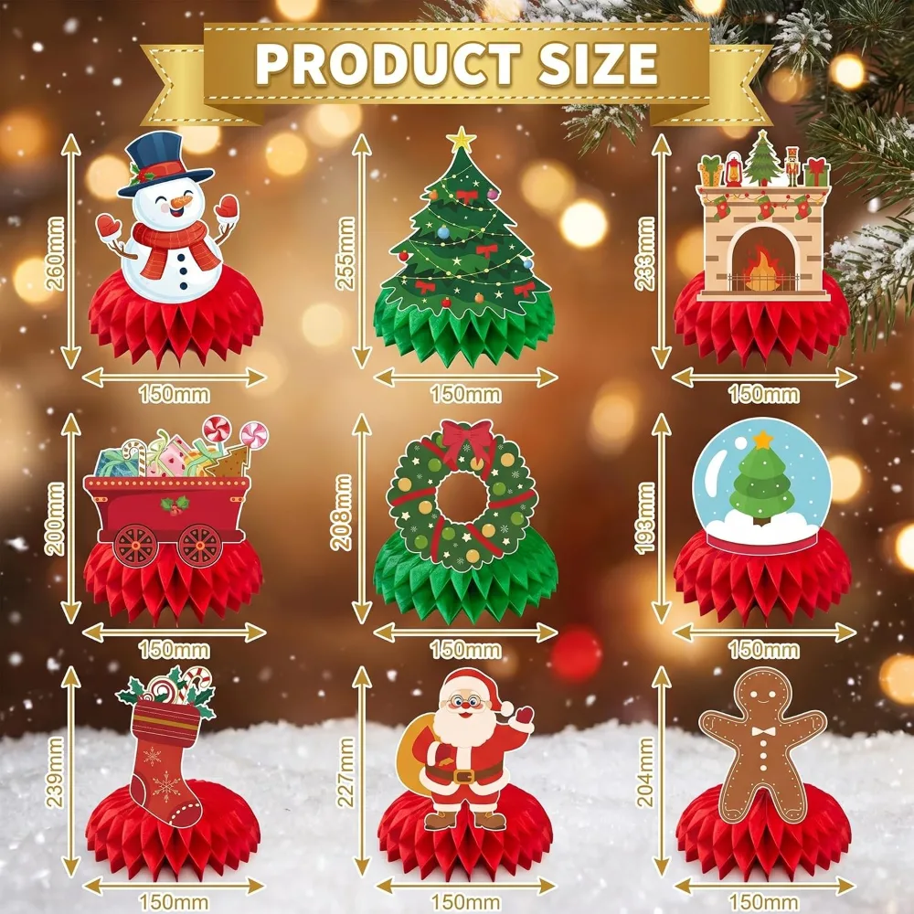 Christmas Decorations Santa Snowman Stocking Christmas Tree, view 2