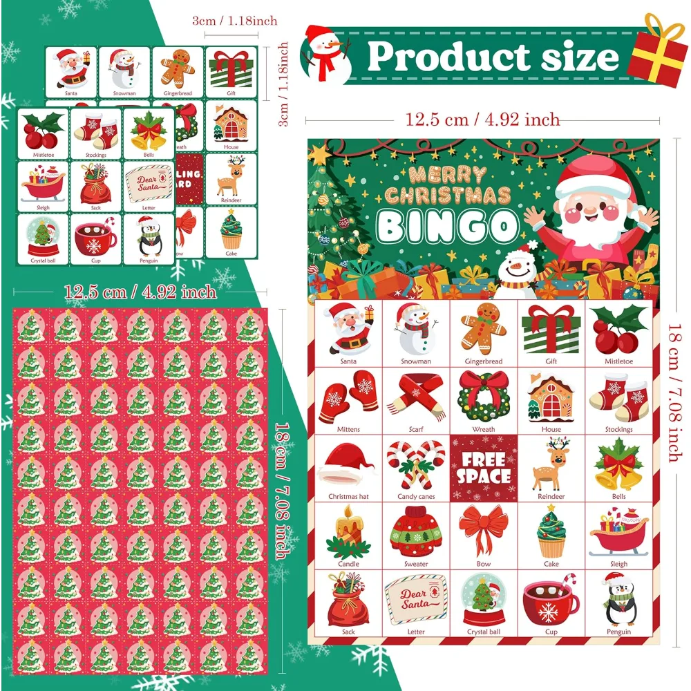 Christmas Games Xmas Bingo for Kids, view 2