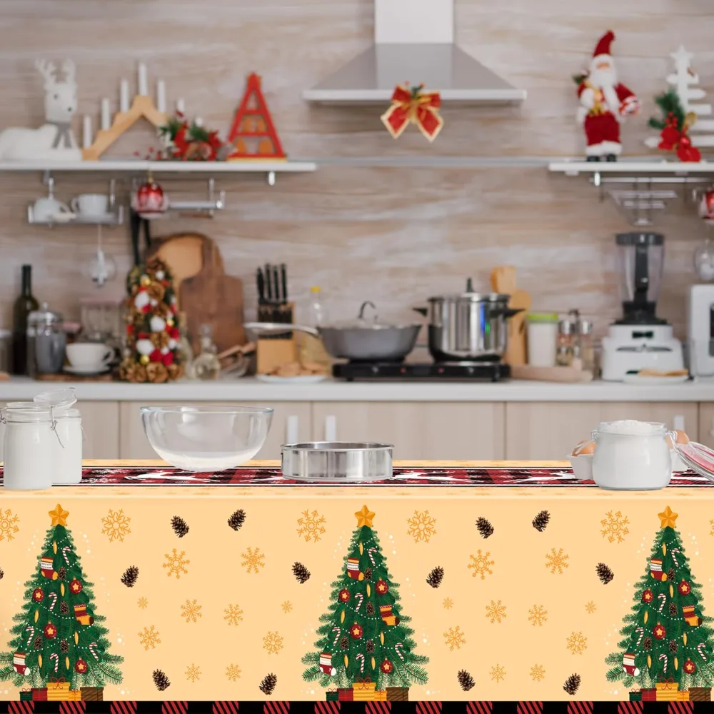 Christmas Party Decorations Christmas Tablecloth, view 5