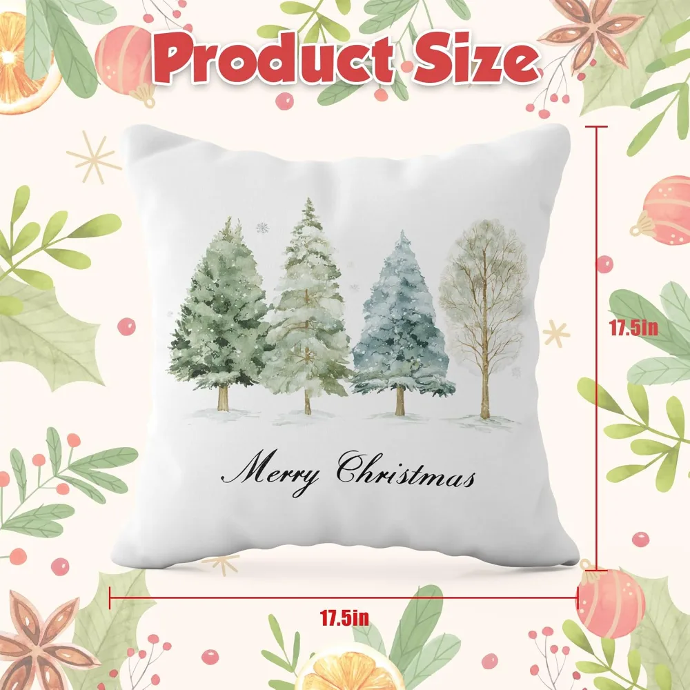Christmas Pillows Covers 18x18 Inch, view 2