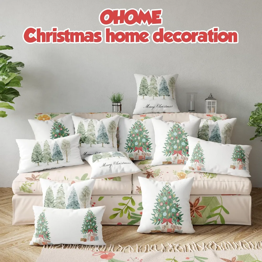 Christmas Pillows Covers 18x18 Inch, view 4