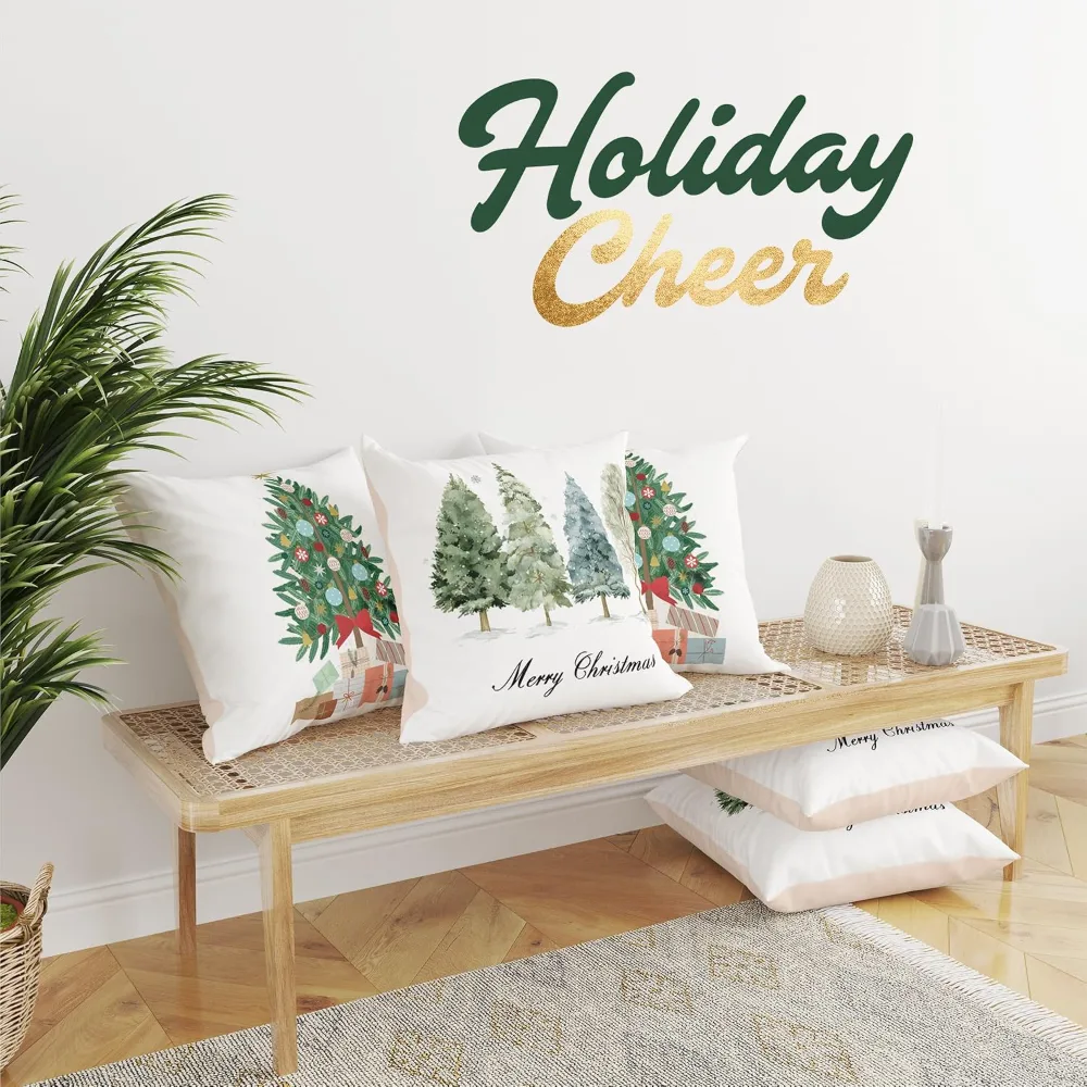 Christmas Pillows Covers 18x18 Inch, view 6
