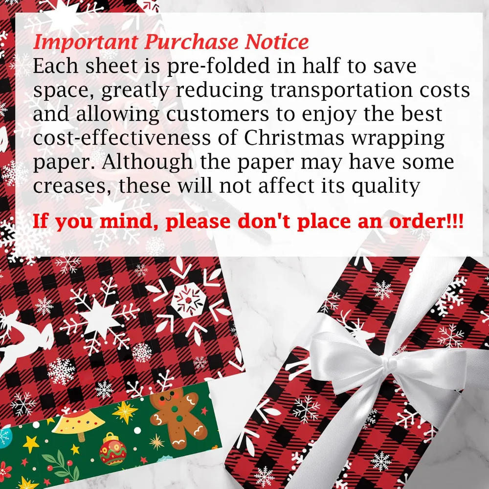 Christmas Wrapping Paper Jumbo Sheets, view 2