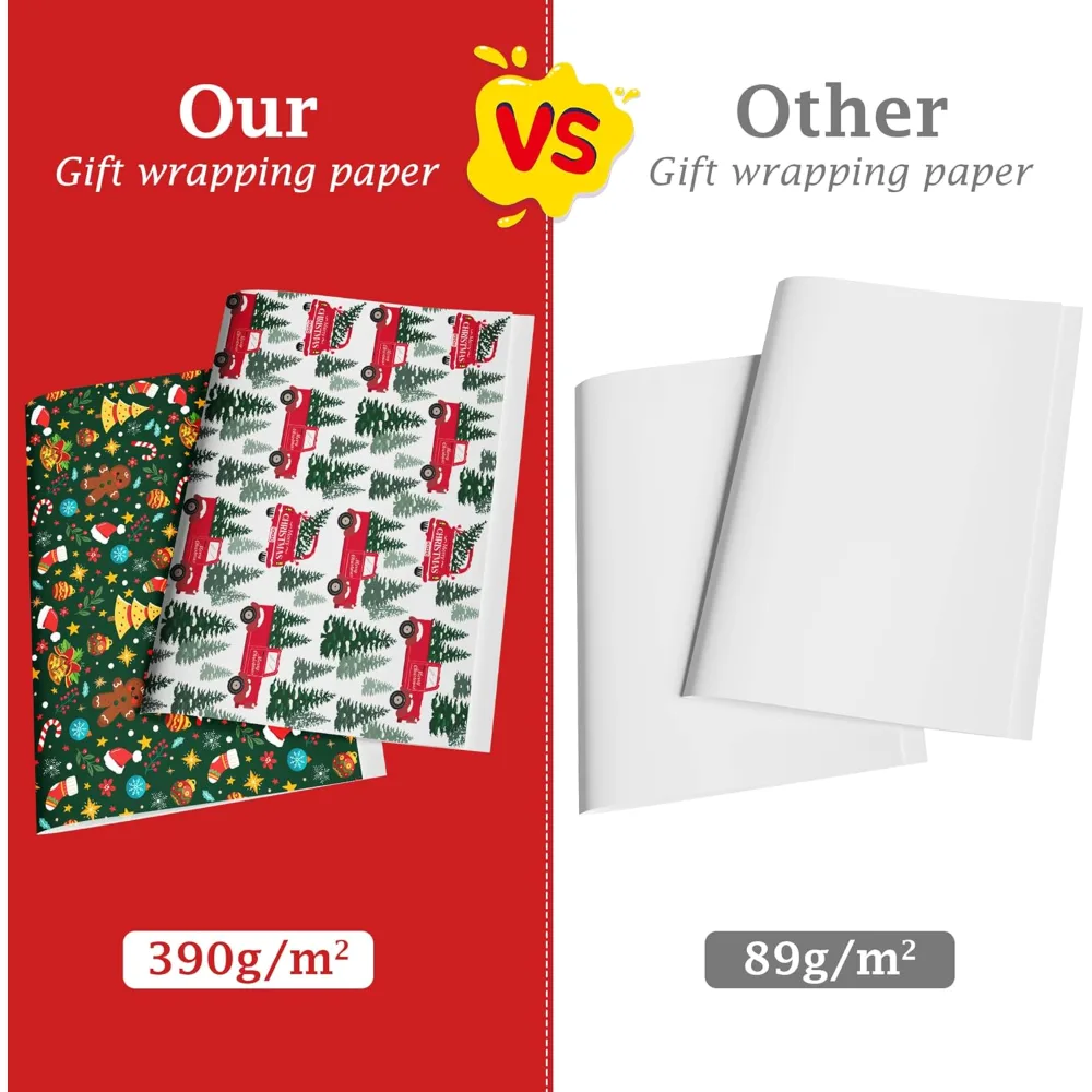 Christmas Wrapping Paper Jumbo Sheets, view 5