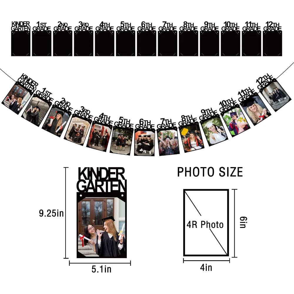 Congrats Grad Photo Banner for Graduation Decorations 2026, view 3