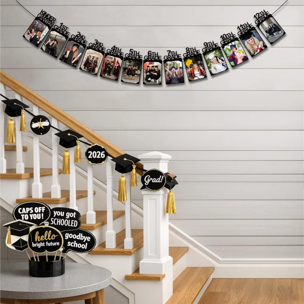 Congrats Grad Photo Banner for Graduation Decorations 2026, view 4