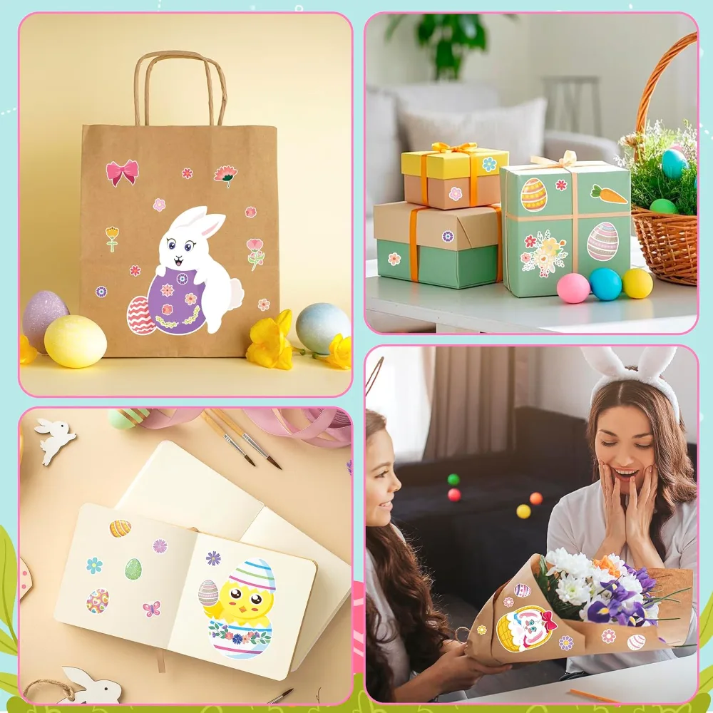 Easter Basket Stuffers 24 Sheets Easter Crafts Stickers, view 5