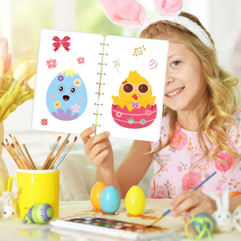 Easter Basket Stuffers 24 Sheets Easter Crafts Stickers, view 6