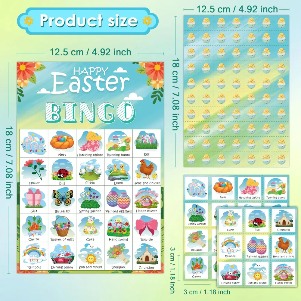 Easter Bingo Games for Kids, view 3