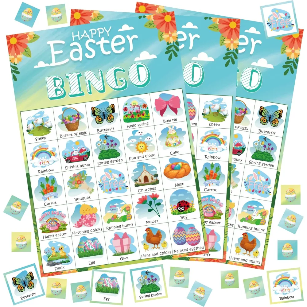Easter Bingo Games for Kids