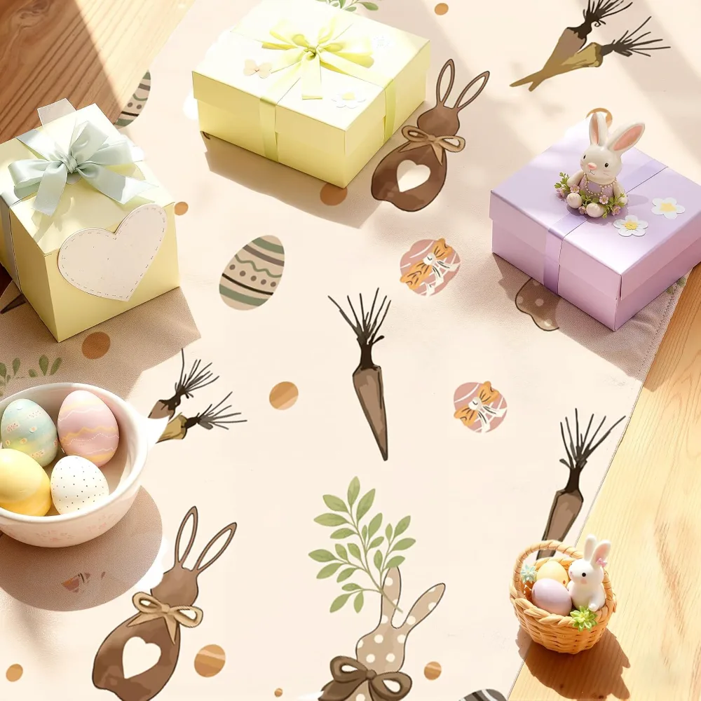 Easter Decorations Bunny Egg Table Runner, view 4