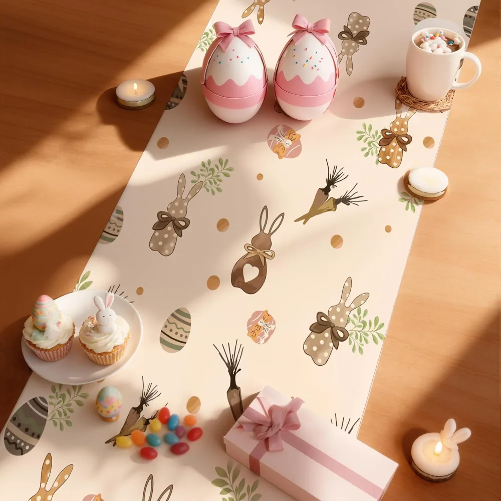 Easter Decorations Bunny Egg Table Runner, view 5