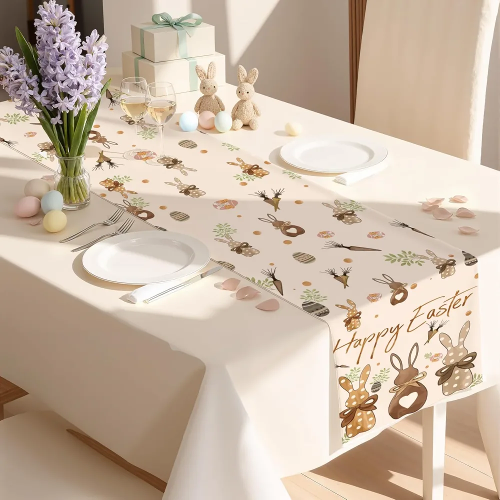 Easter Decorations Bunny Egg Table Runner, view 6