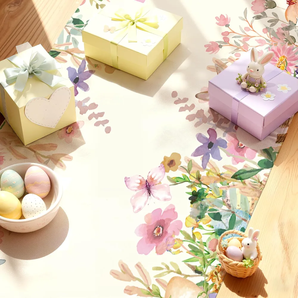 Easter Decorations Egg Rabbit Table Runner, view 5