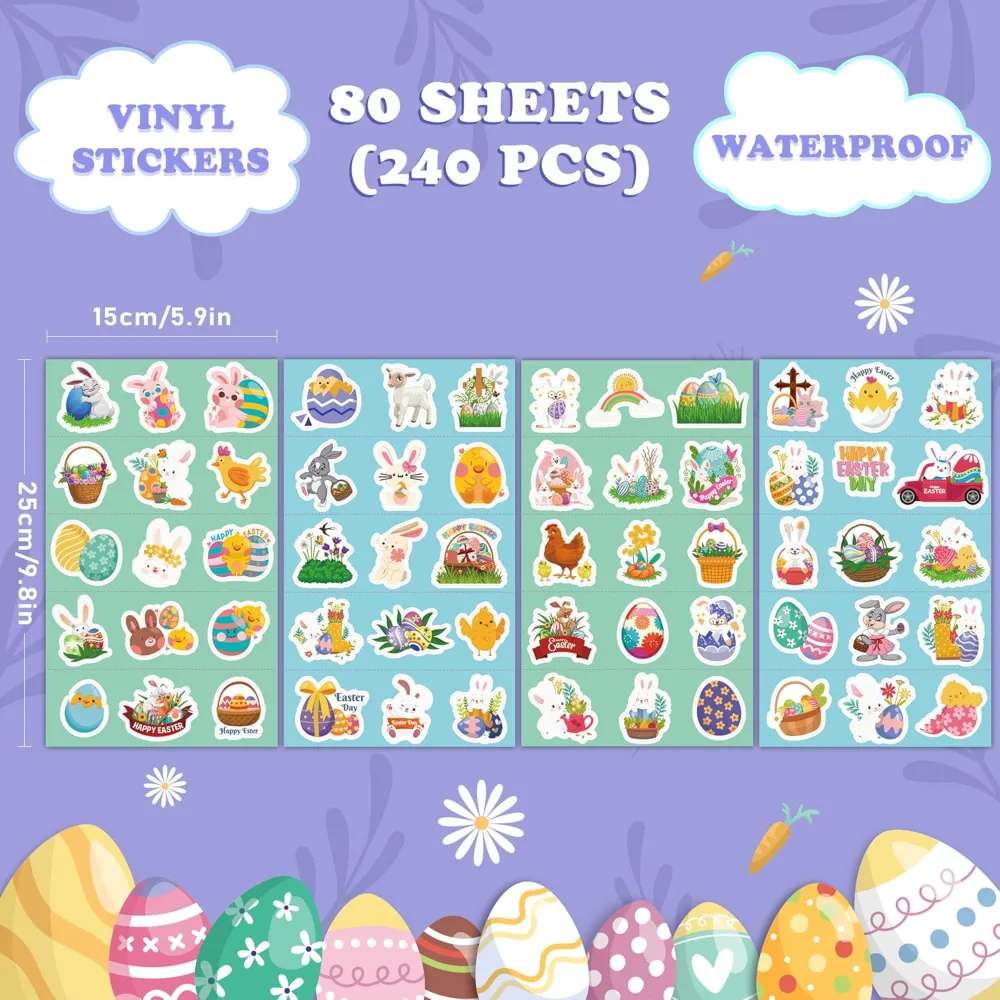 Easter Stickers for Kids, view 2