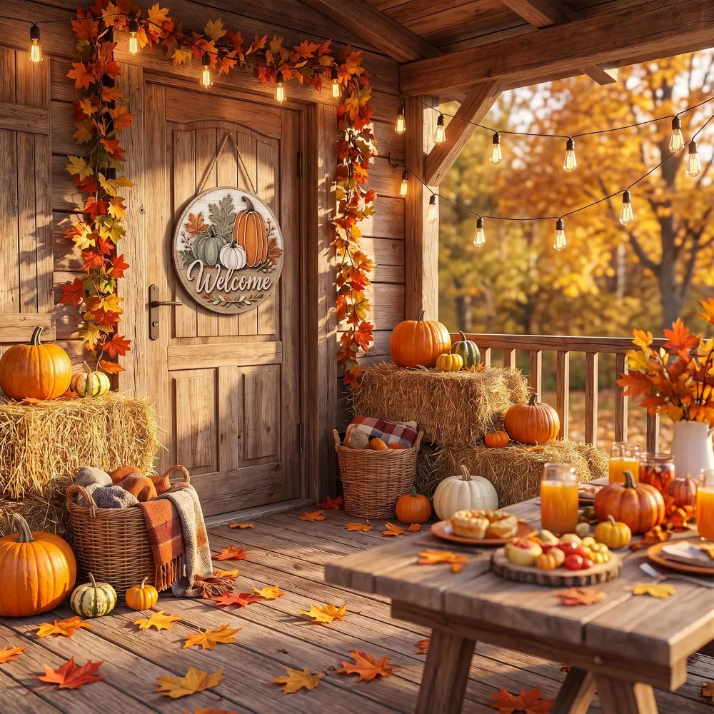 Fall Decor Fall Welcome Sign for Front Door, view 5