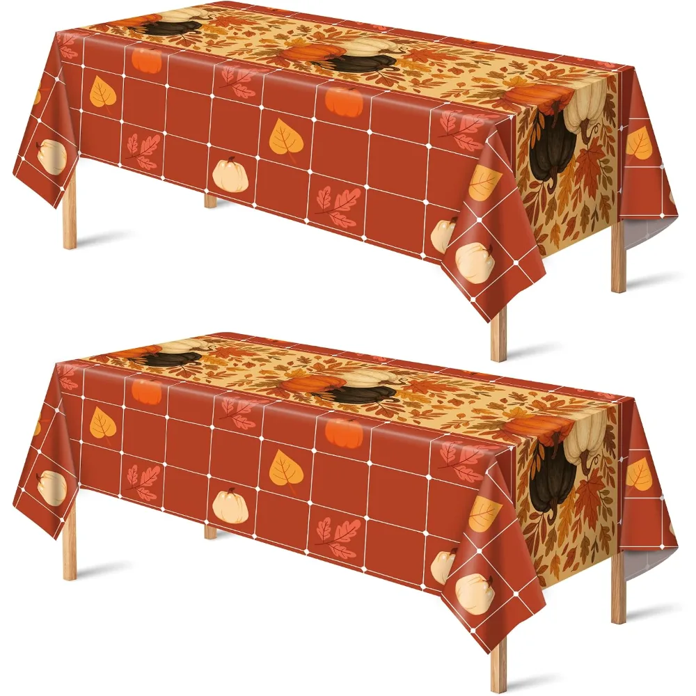 Fall Tablecloth Thanksgiving Decorations