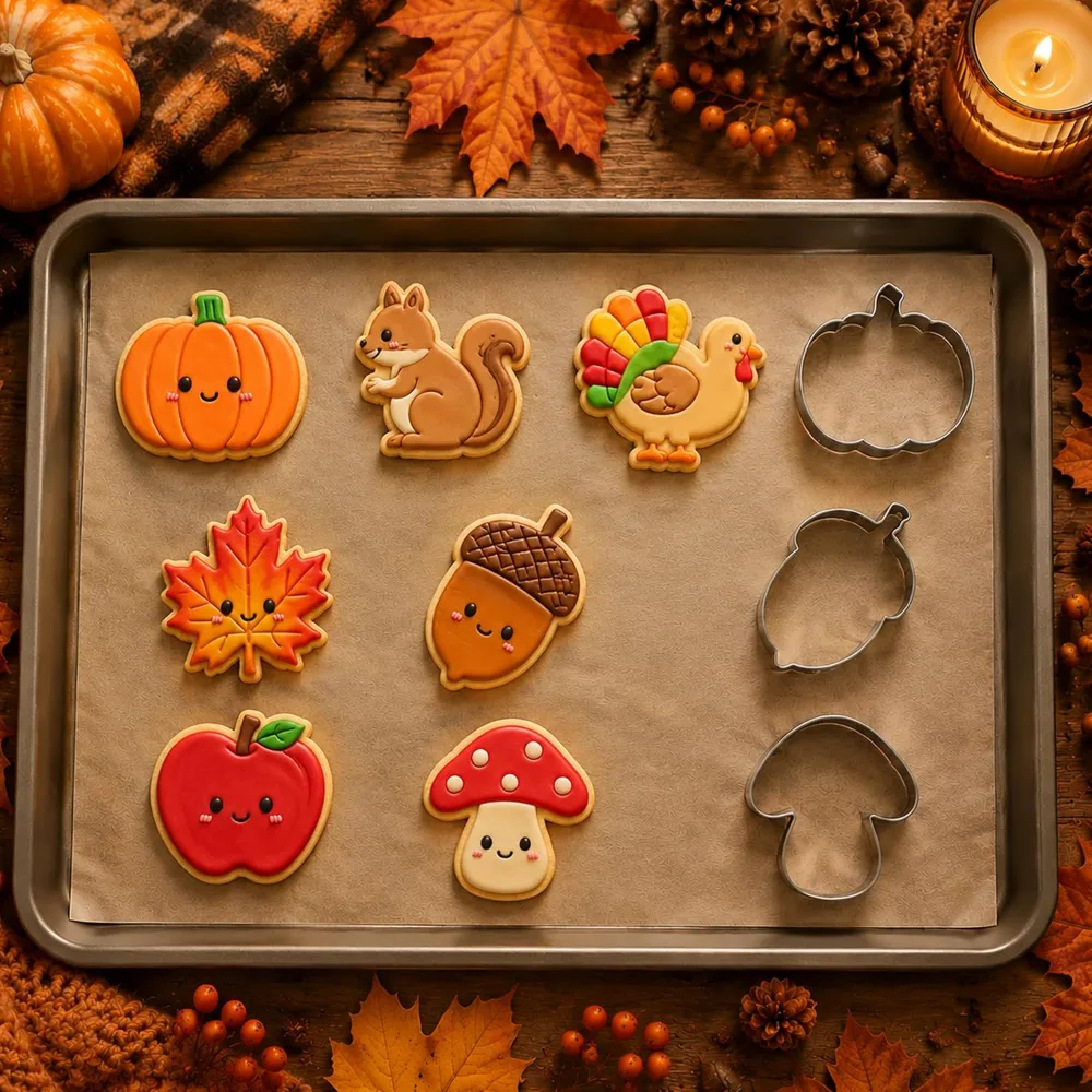 Fall Thanksgiving Cookie Cutters, view 2