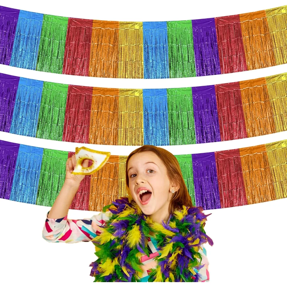 Fiesta Party Decorations 2 Pack Cinco De Mayo Fringe Streamers, view 3