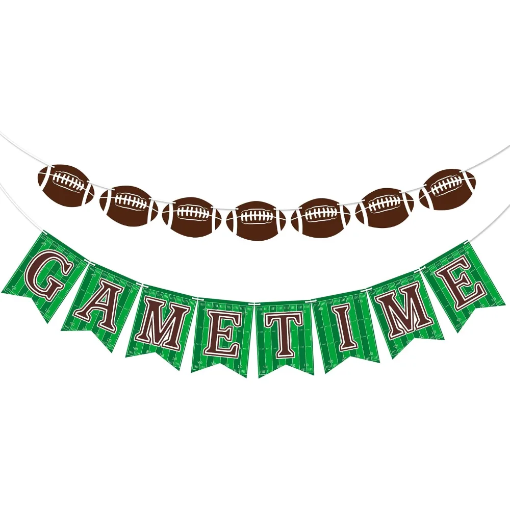 Football Party Decorations Football Banner for Super Games