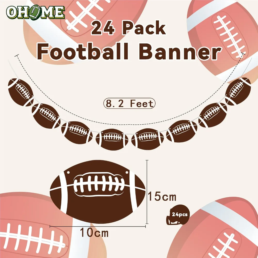 Football Party Decorations for Super Game Bowl 2027, view 2