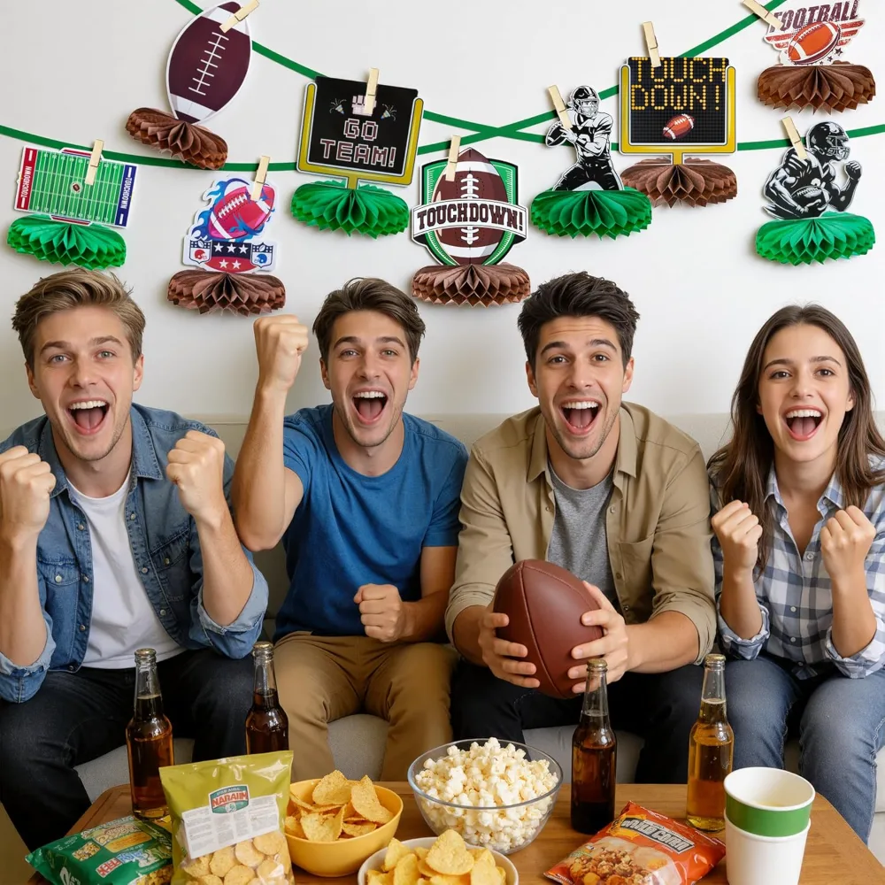 Football Party Decorations for Super Game Bowl 2027, view 4