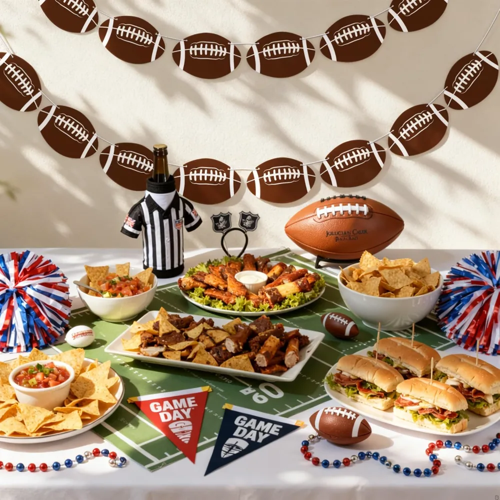 Football Party Decorations for Super Game Bowl 2027