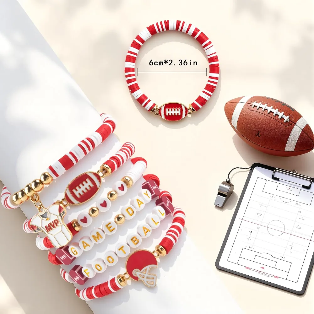 Football Party Decorations for Super Game Bowl 2027-6 Pack, view 2