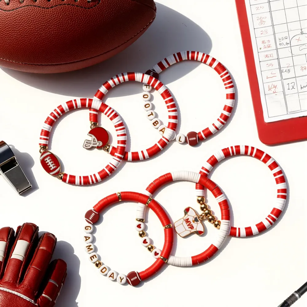 Football Party Decorations for Super Game Bowl 2027-6 Pack, view 4