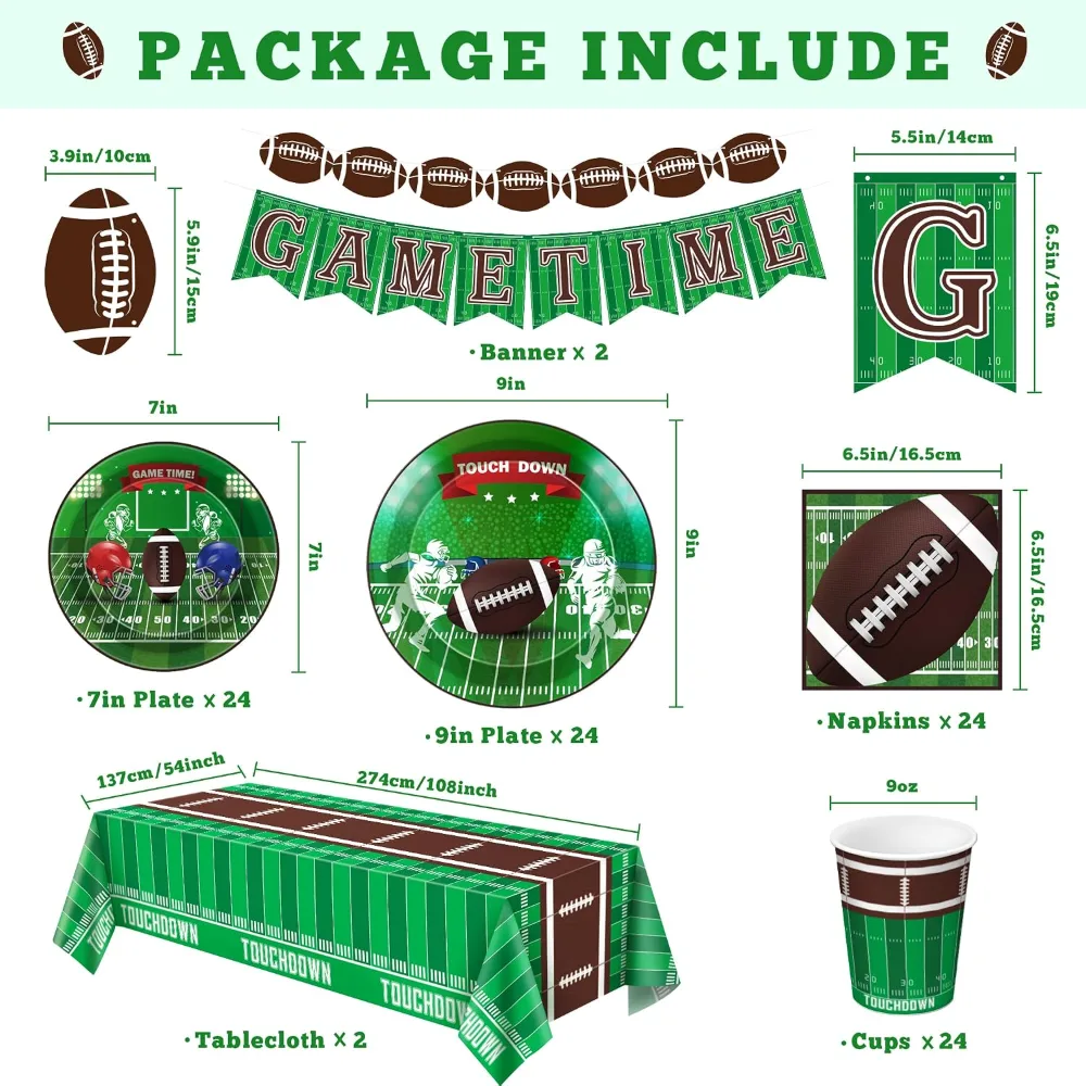 Football Party Decorations Super Game Bowl Party Decorations, view 2