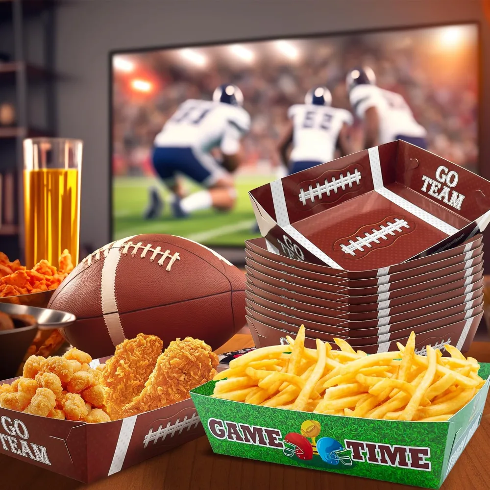 Football Party Supplies 40 Pack Super Game Bowl Party, view 5