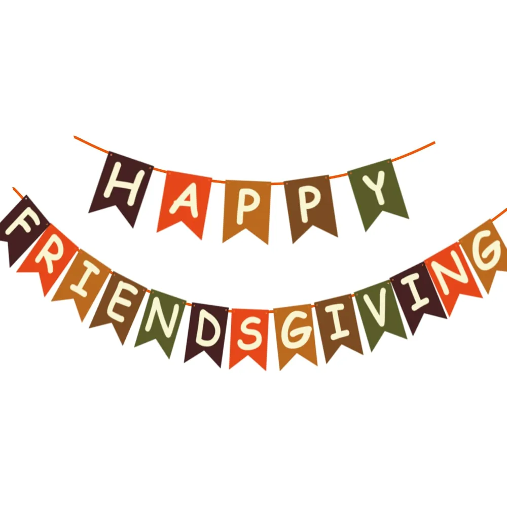 Friendsgiving Party Decorations HAPPY FRIENDSGIVING Banner