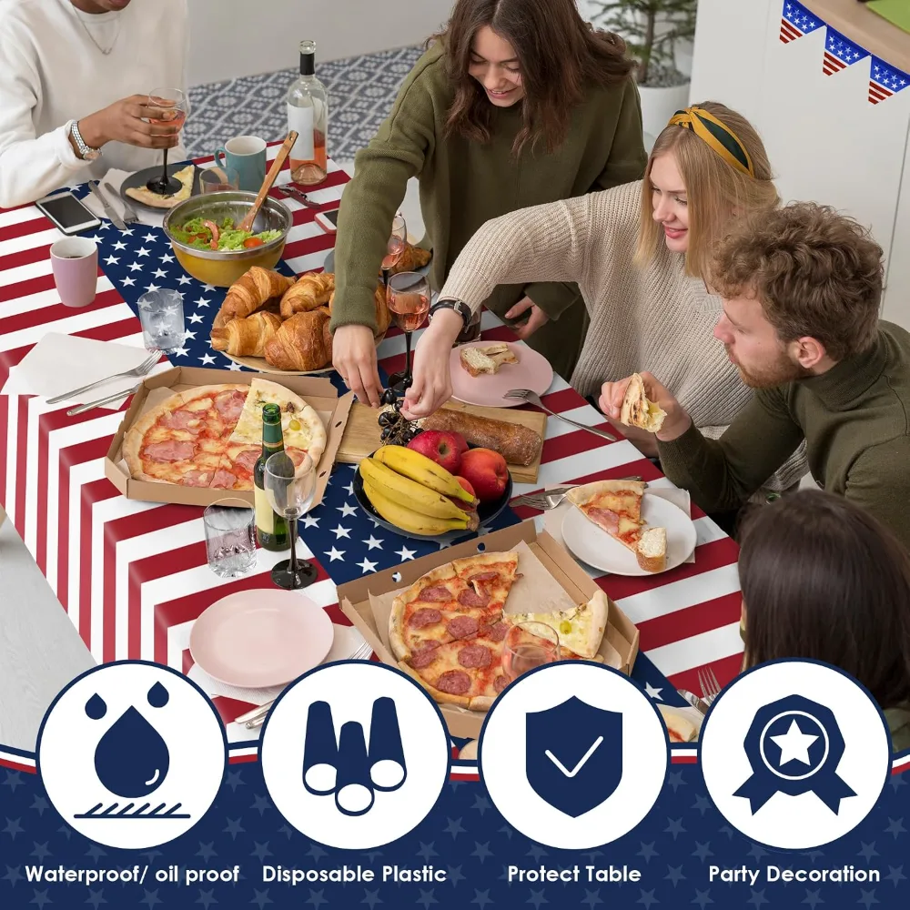 Graduation and 4th of July Tablecloth, view 5