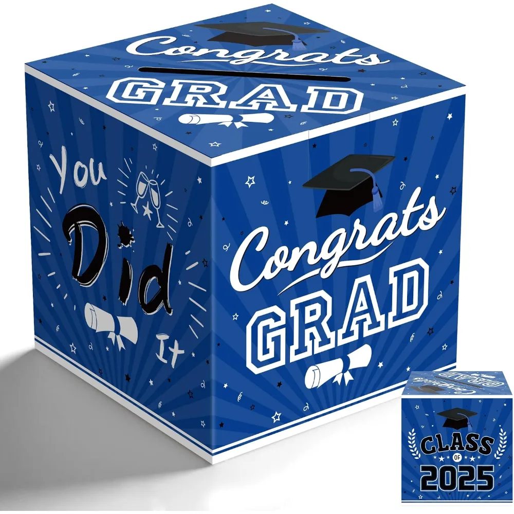 Graduation Tablecloth with Graduation Card Box