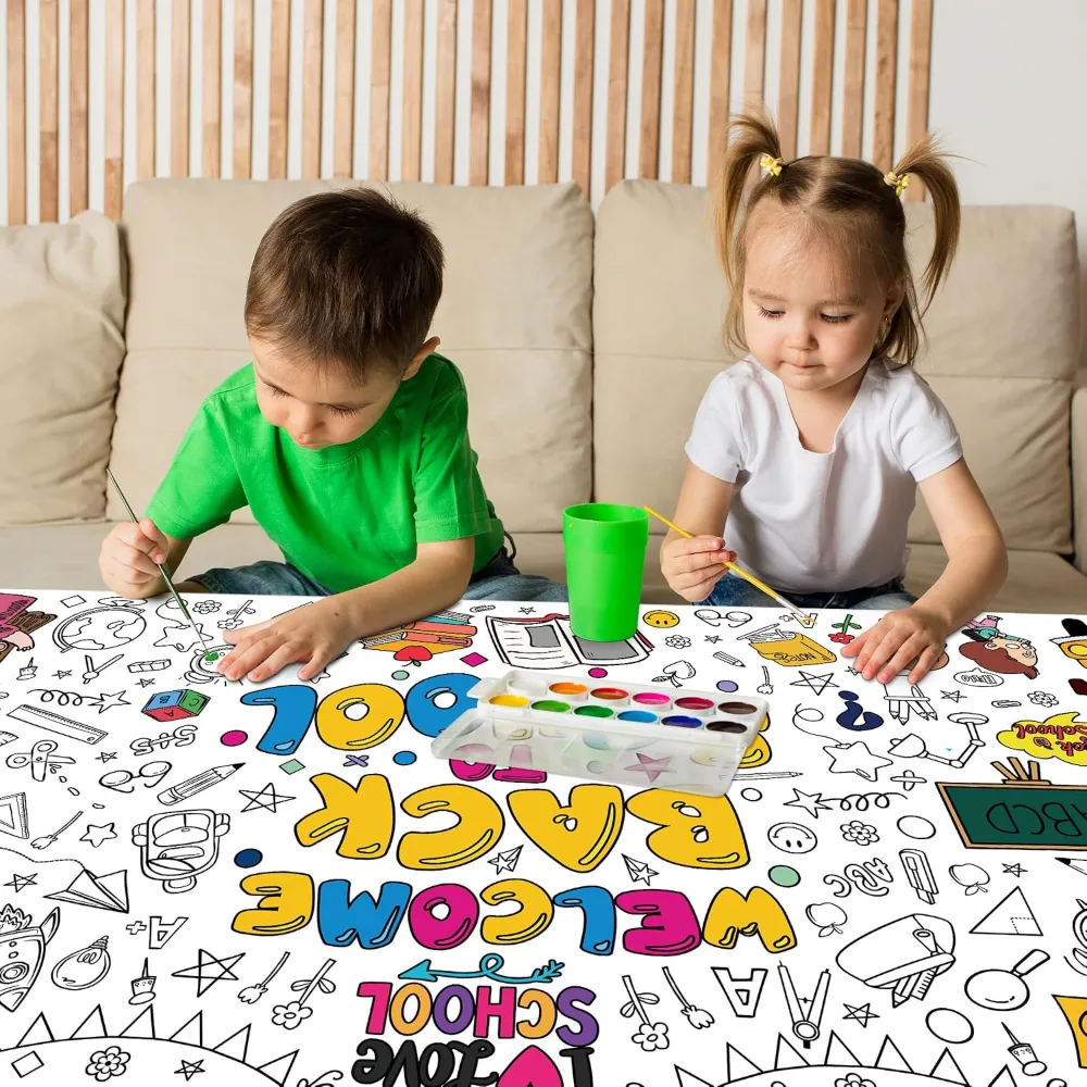 Graduation with Back to School Giant Coloring Poster, view 4