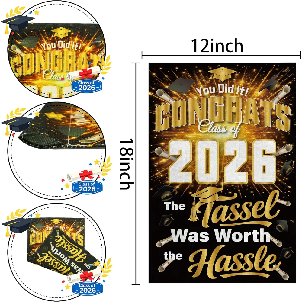 Graduation Yard Signs Class of 2026 2027, view 2