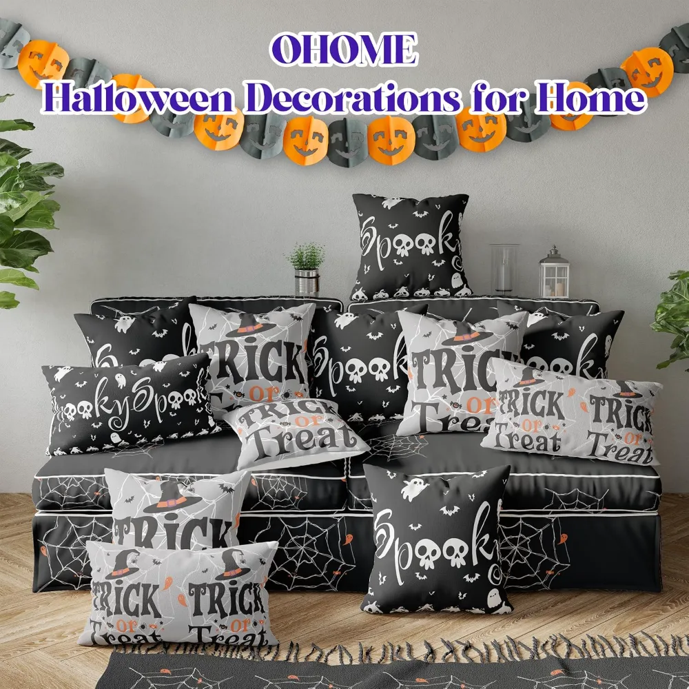 Halloween Decorations Halloween Pillow Covers 18x18, view 4