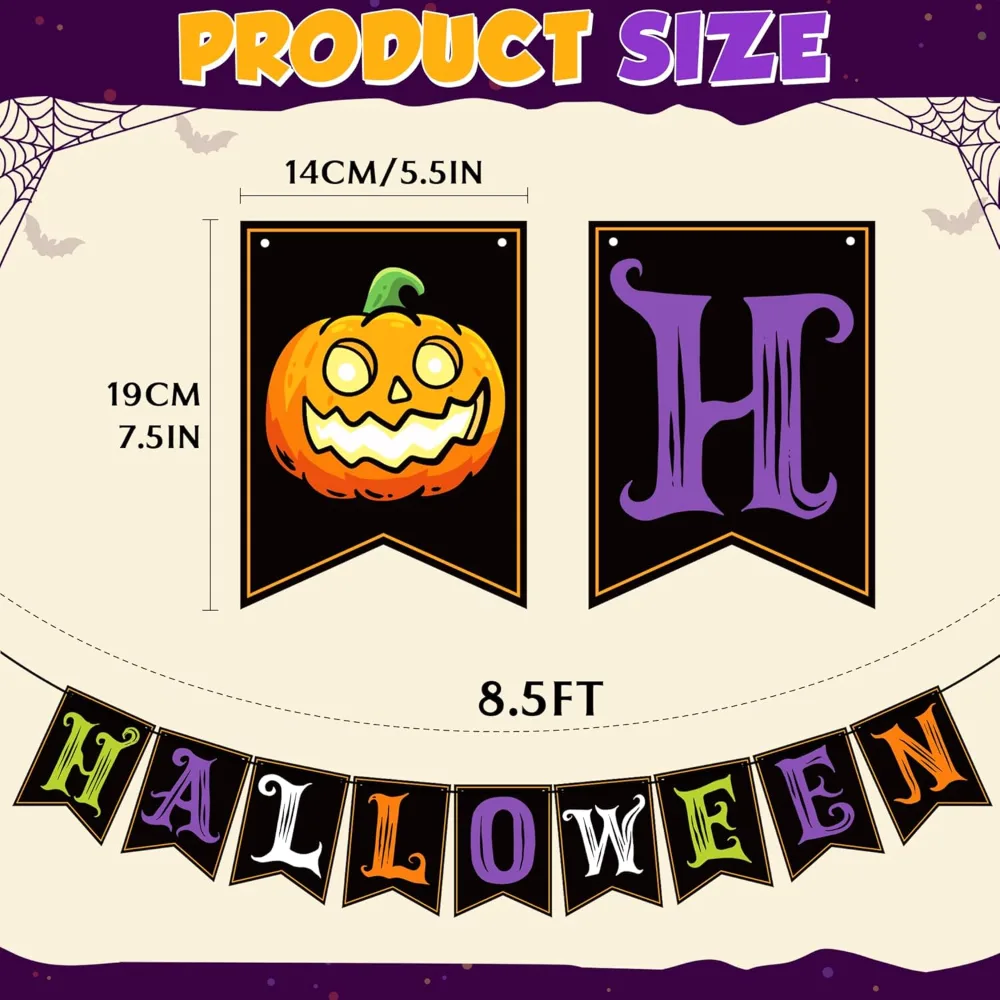 Halloween Decorations Happy Halloween Banner & Party, view 2