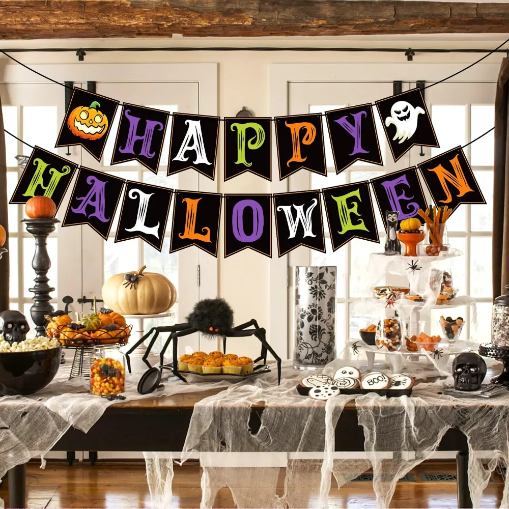 Halloween Decorations Happy Halloween Banner & Party, view 5