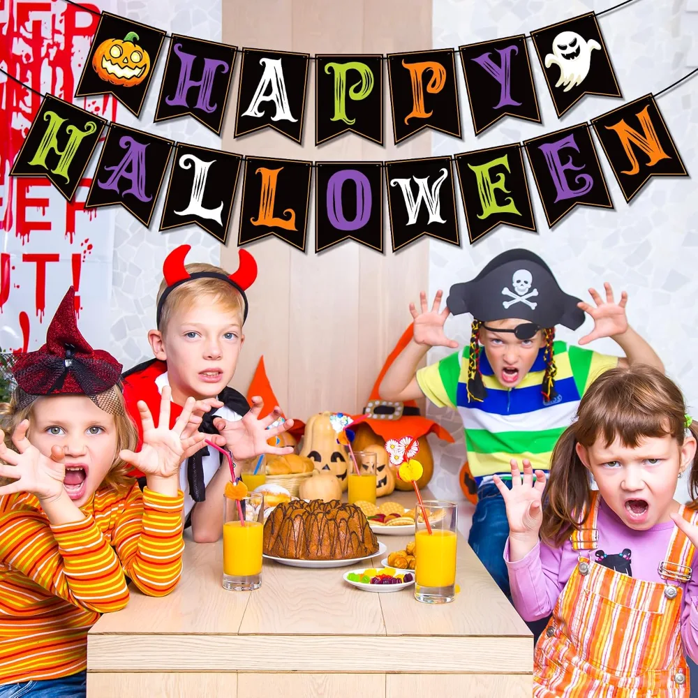 Halloween Decorations Happy Halloween Banner & Party, view 6