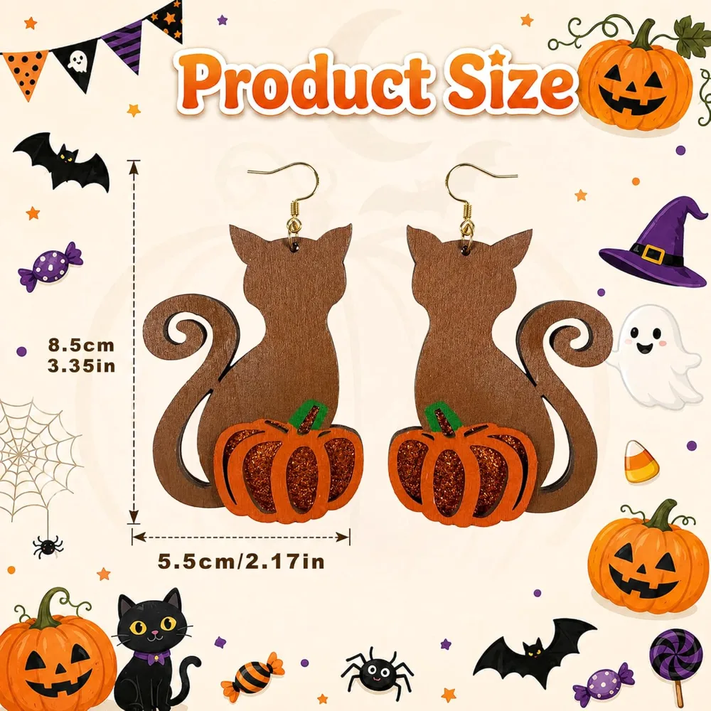 Halloween Earrings Halloween Costumes for Women Adult, view 4