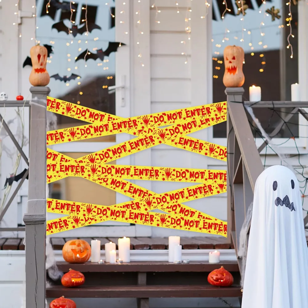 Halloween Party Decorations 3 Inch x 82 FT Fright Tape, view 3