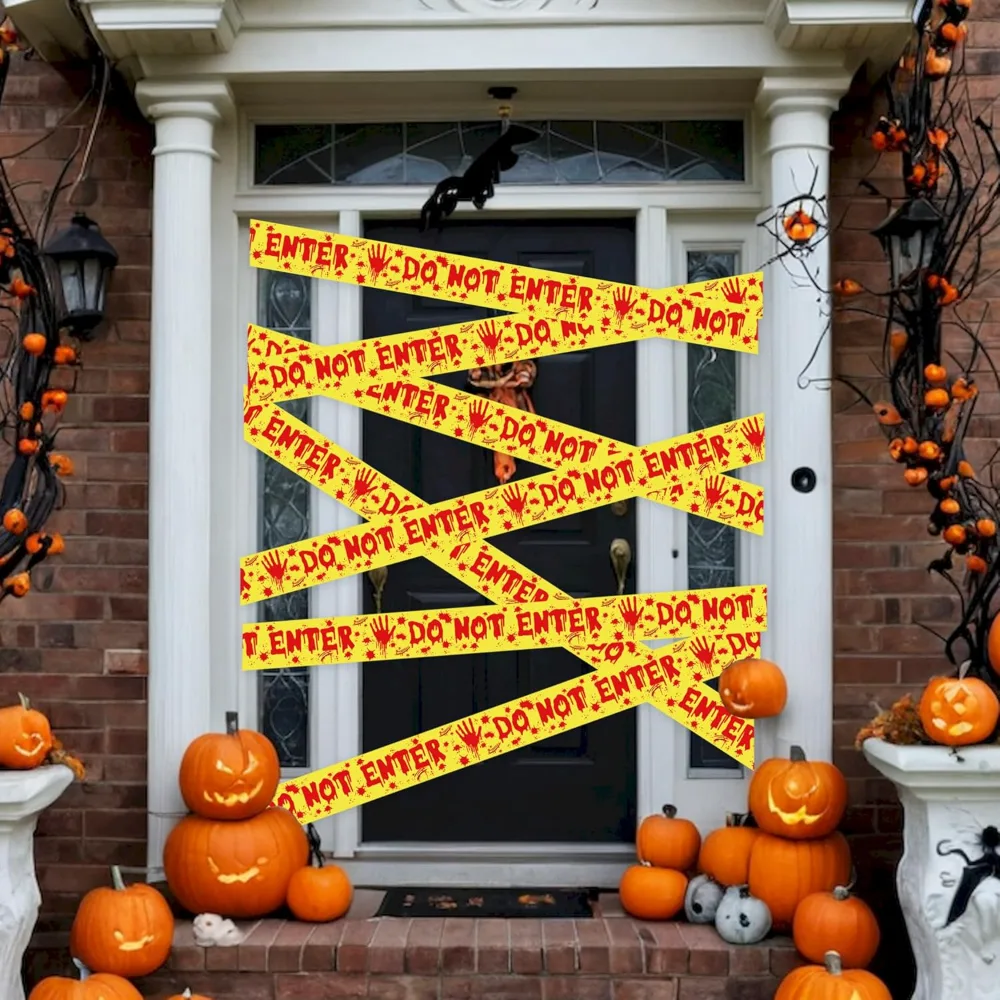 Halloween Party Decorations 3 Inch x 82 FT Fright Tape, view 4