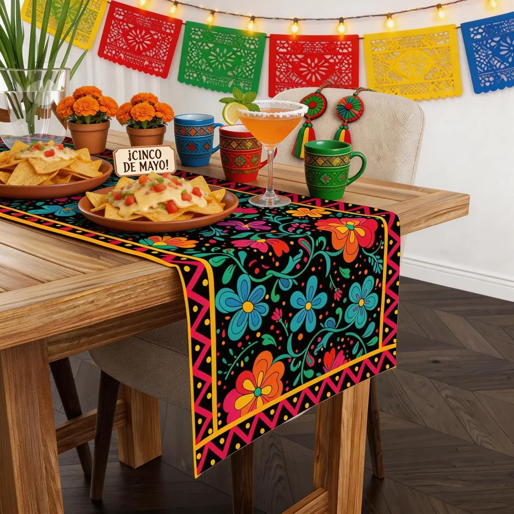 Mexican Fiesta Table Runner, view 3