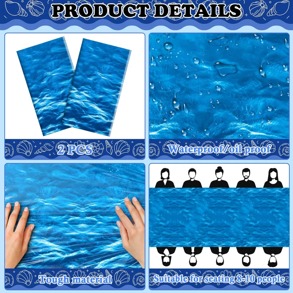 OHOME 2 Pack Beach Party Decorations, view 3