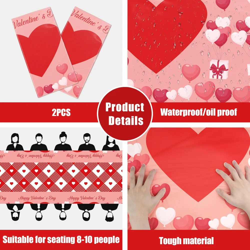 OHOME 2 Pack Valentines Day Decorations, view 4