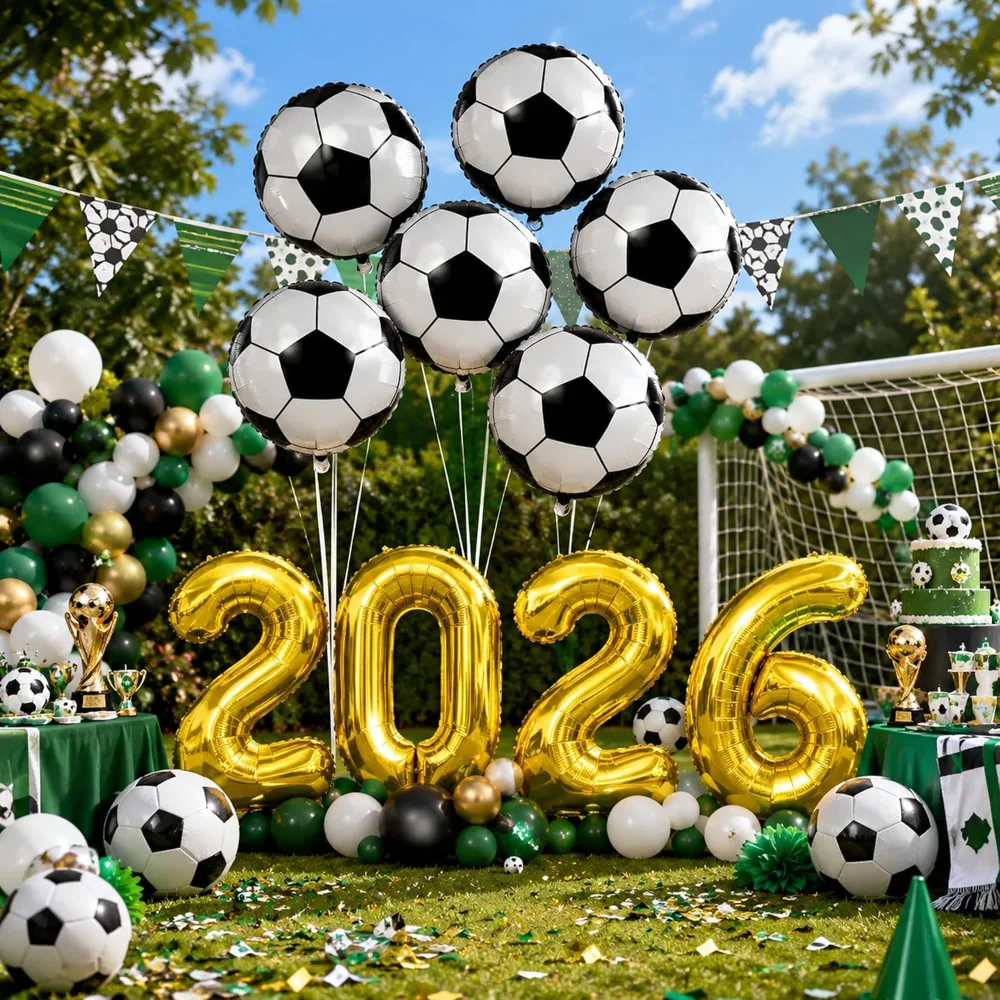 OHOME 2026 Soccer Party Decorations Kit, view 6