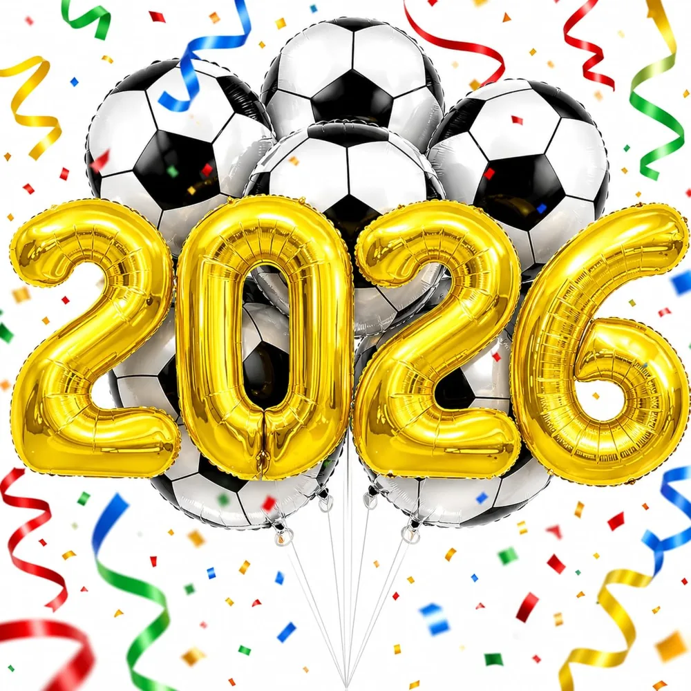 OHOME 2026 Soccer Party Decorations Kit